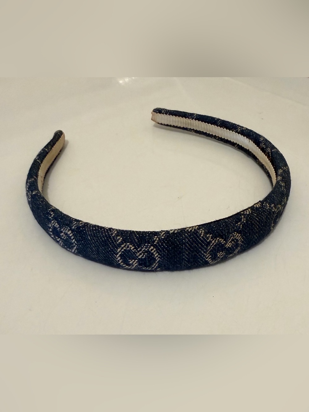 Gucci Blue GG Denim Headband